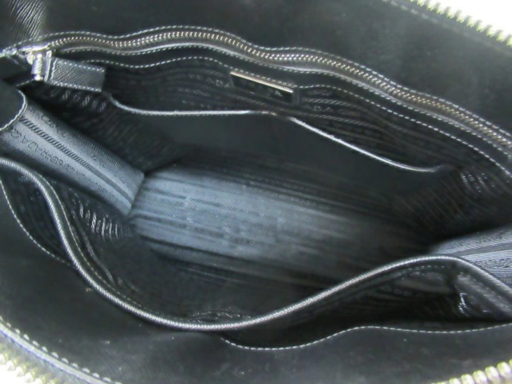 Prada Saffiano Tote Bag Black Leather - Picture 5 of 6
